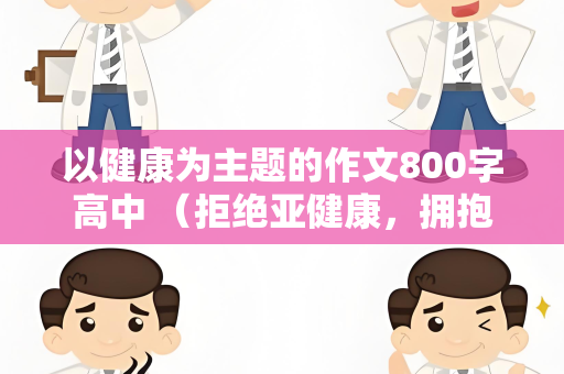 以健康为主题的作文800字高中 （拒绝亚健康，拥抱阳光生活）