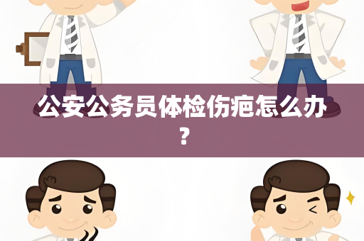 公安公务员体检伤疤怎么办？